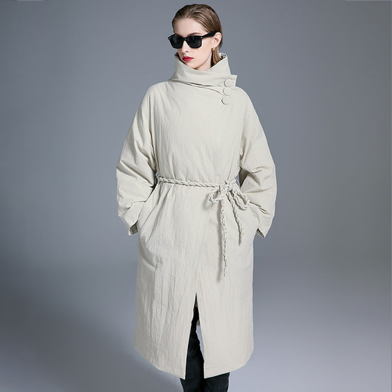 Women’s Long White Duck Down Coat
