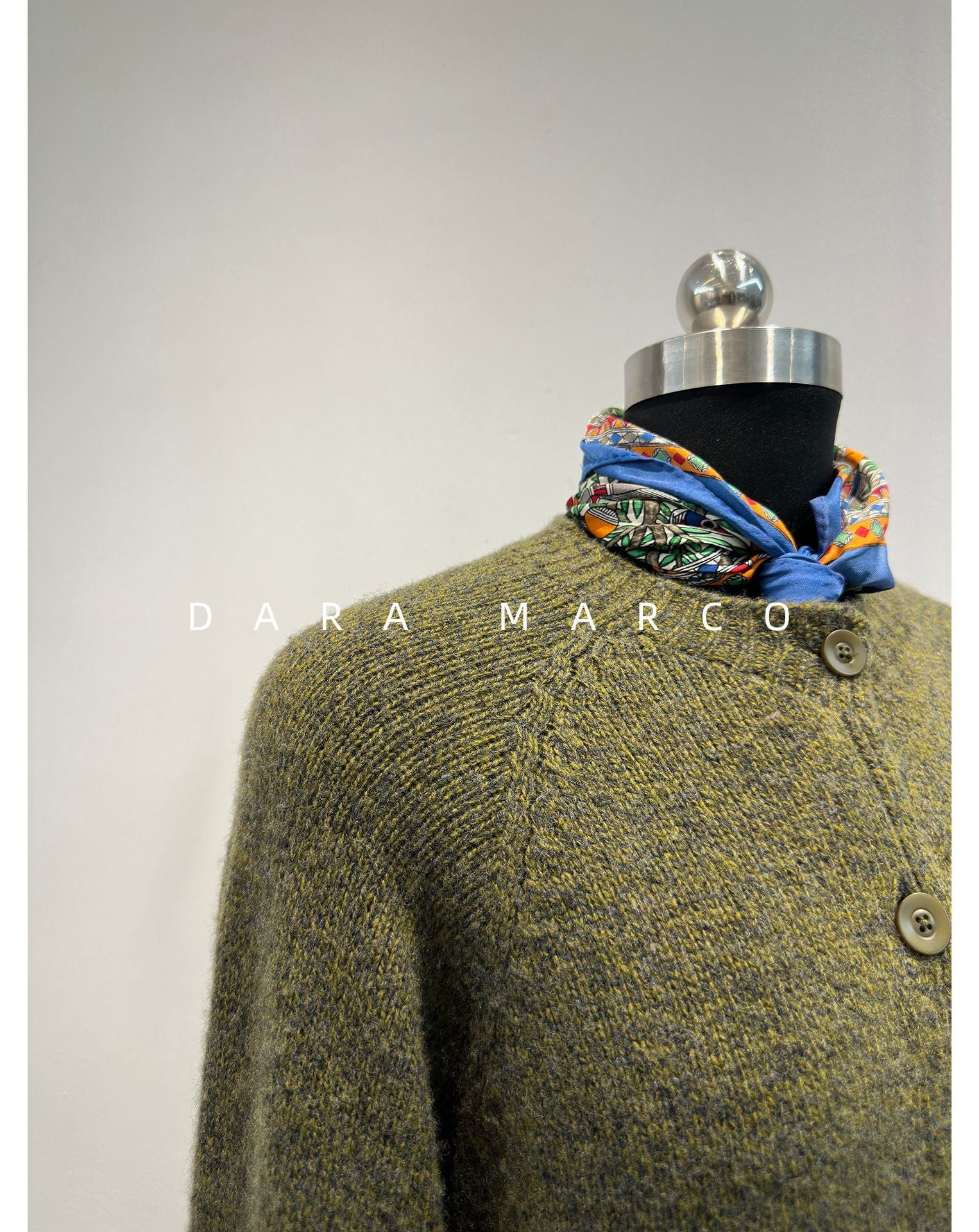 women merino wool floral cardigan