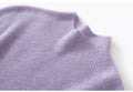 100% Pure Cashmere Half-Turtleneck – Seamless Ribbed Elegance - Sainiya Eco Wear