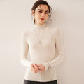100% Pure Cashmere Slim Half Turtleneck Sweater - Luxury Mountain Cashmere - Sainiya Eco Wear