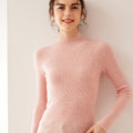 100% Pure Cashmere Slim Half Turtleneck Sweater - Luxury Mountain Cashmere - Sainiya Eco Wear