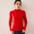 100% Pure Cashmere Slim Half Turtleneck Sweater - Luxury Mountain Cashmere - Sainiya Eco Wear