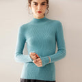 100% Pure Cashmere Slim Half Turtleneck Sweater - Luxury Mountain Cashmere - Sainiya Eco Wear