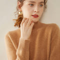 thick cashmere half turtleneck sweater