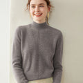 thick cashmere half turtleneck sweater
