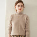 thick cashmere half turtleneck sweater