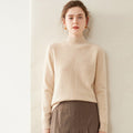 thick cashmere half turtleneck sweater