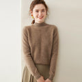 thick cashmere half turtleneck sweater