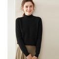 100% Pure Cashmere Thick Half Turtleneck Sweater - Oversized Warm Luxury - Sainiya Eco Wear
