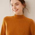 100% Pure Cashmere Thickened Half-Turtleneck – Cozy Luxe Comfort - Sainiya Eco Wear