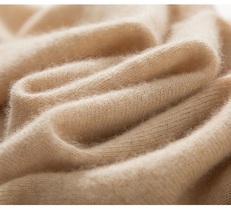 100% Pure Cashmere V-Neck Women’s Sweater – Slim Fit, Soft and Versatile - Sainiya Eco Wear