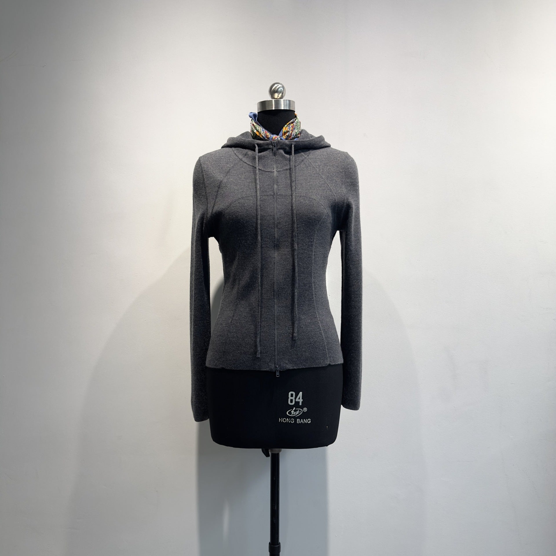 100% Wool Knit Hoodie Cardigan — Soft, Lightweight & Skin-Friendly - Sainiya Eco Wear