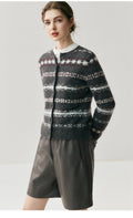 Fair Isle Cashmere Cardigan — Soft, Warm & Nordic-Inspired Knit - Sainiya Eco Wear