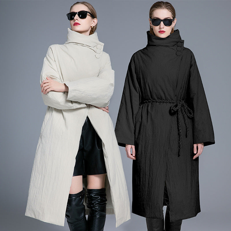 Women’s Long White Duck Down Coat