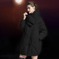 Oversized Warm Down Jacket for Women | Thickened 90% Duck Down Coat - Sainiya Eco Wear
