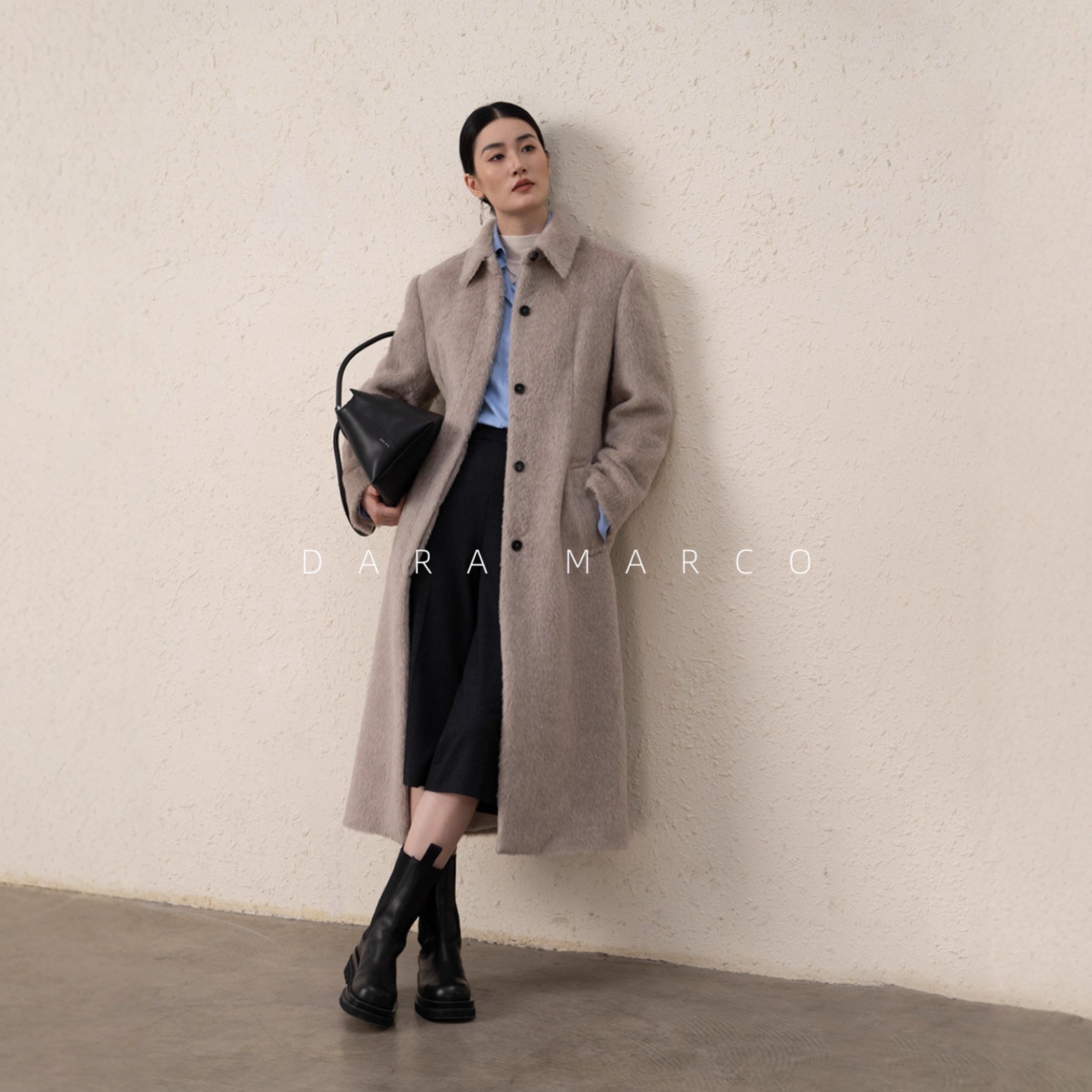 Premium Alpaca Wool Long Coat – Extra Long Suri Albaka Winter Women’s Coat