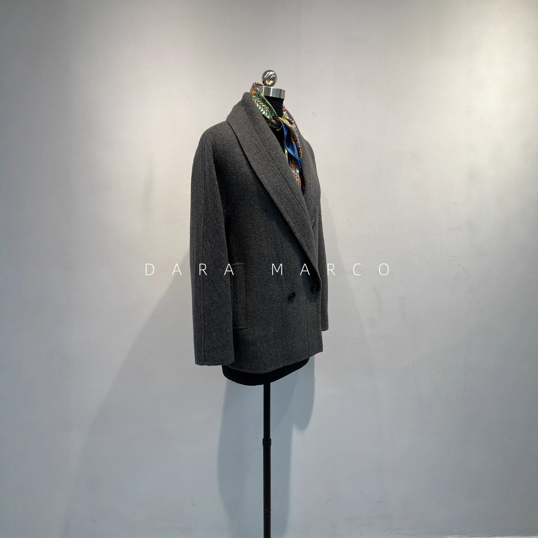 Soft Double-Sided Cashmere Wool Coat – Lightweight Warm Short Jacket