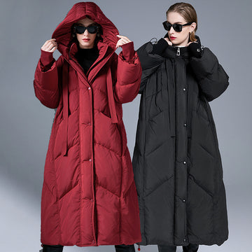 Cozy 90% Down Hooded Winter Jacket