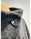 alpaca wool stand collar coat women