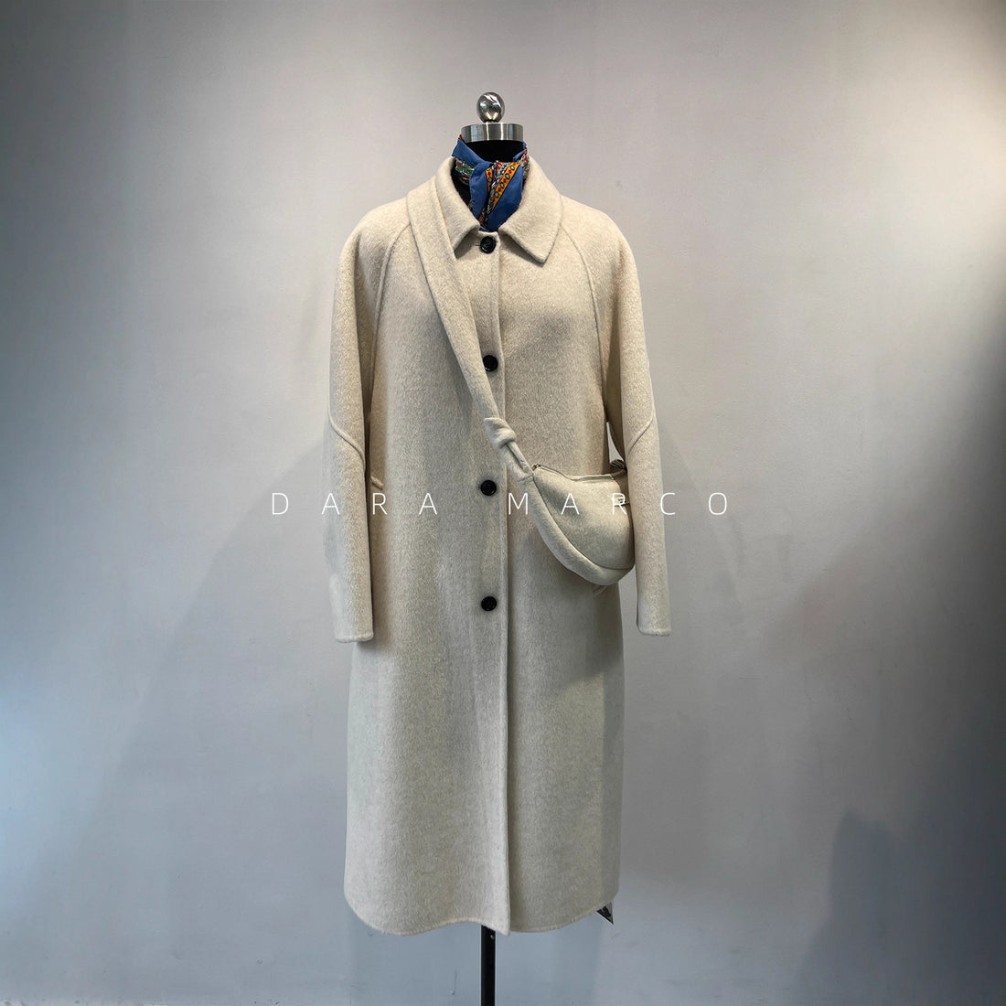 cashmere blend wool coat for women
