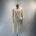 cashmere blend wool coat for women