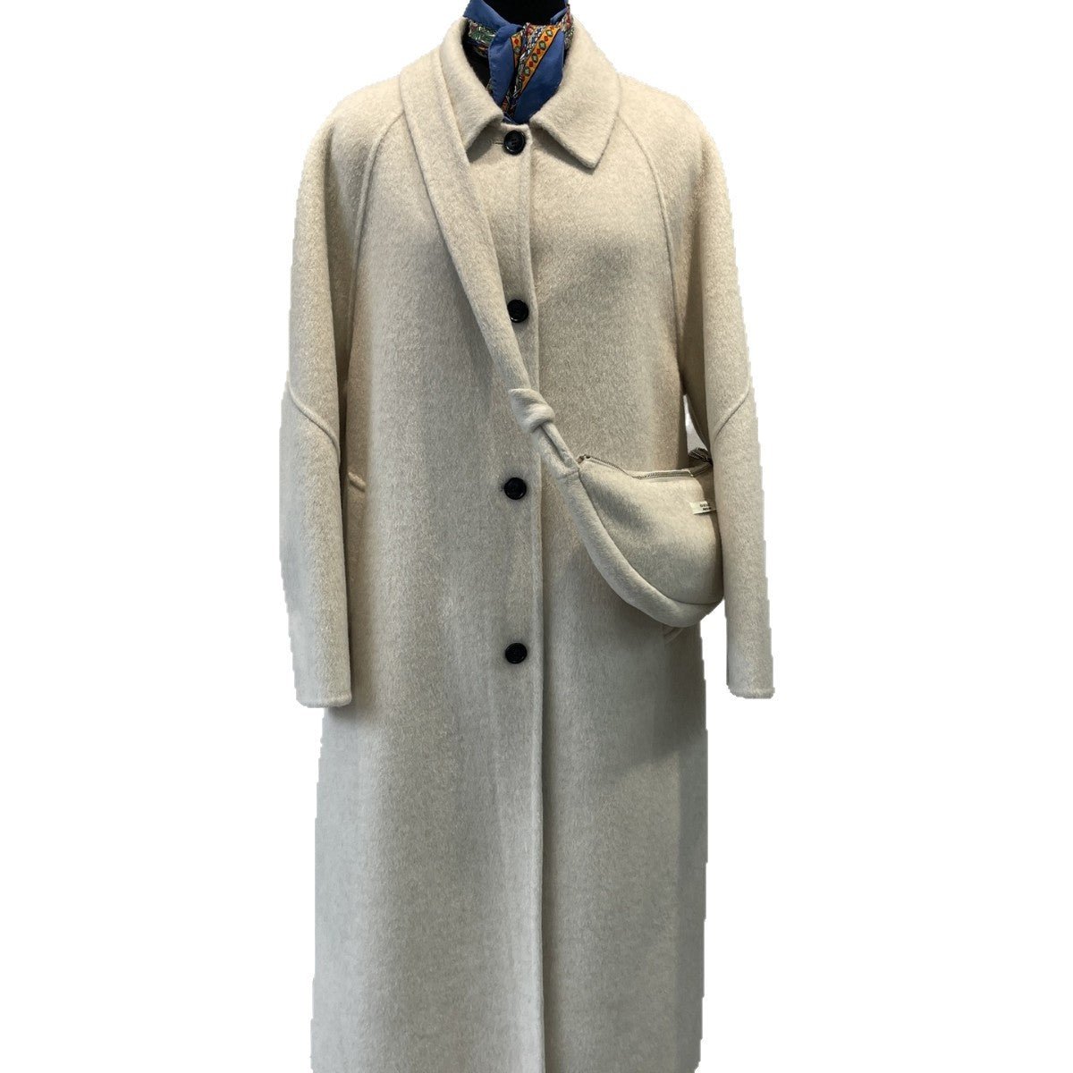cashmere blend wool coat for women