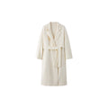 Cashmere Coat Women – Long Double-Sided Belted Bathrobe Wool Jacket - Sainiya Eco Wear