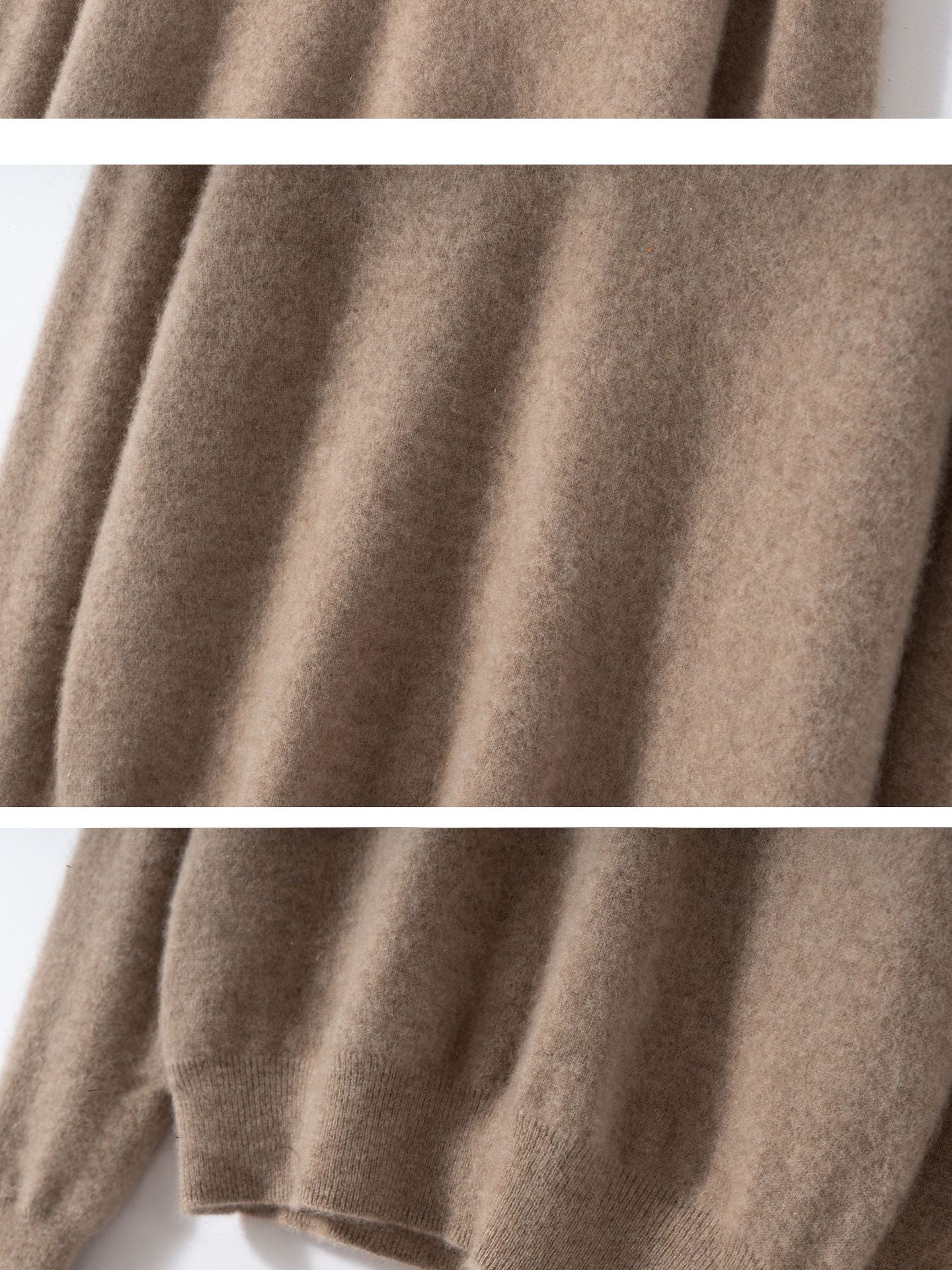 Cashmere Seamless Whisper-Soft V-Neck – Barely-There Luxury - Sainiya Eco Wear