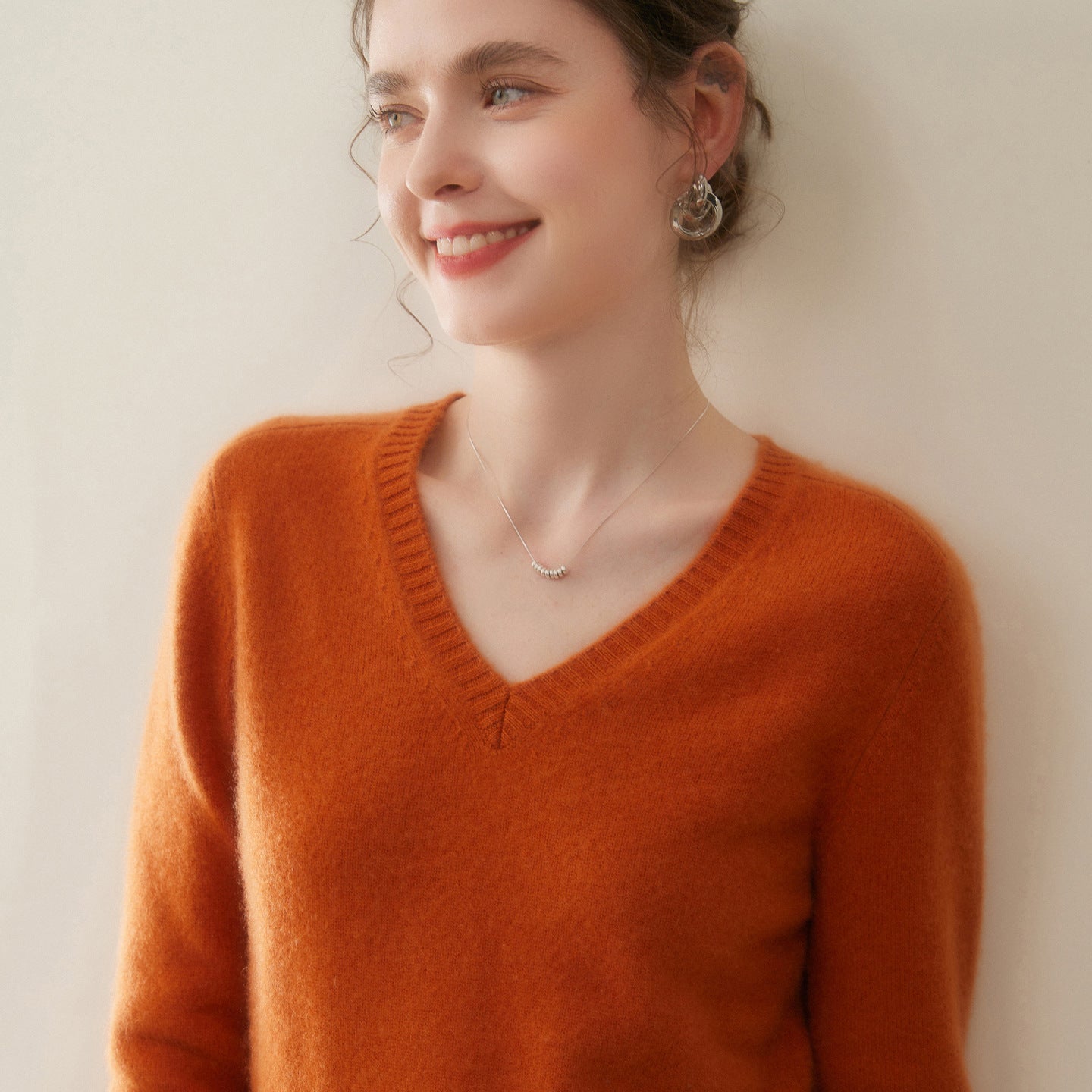 cashmere half turtleneck sweater