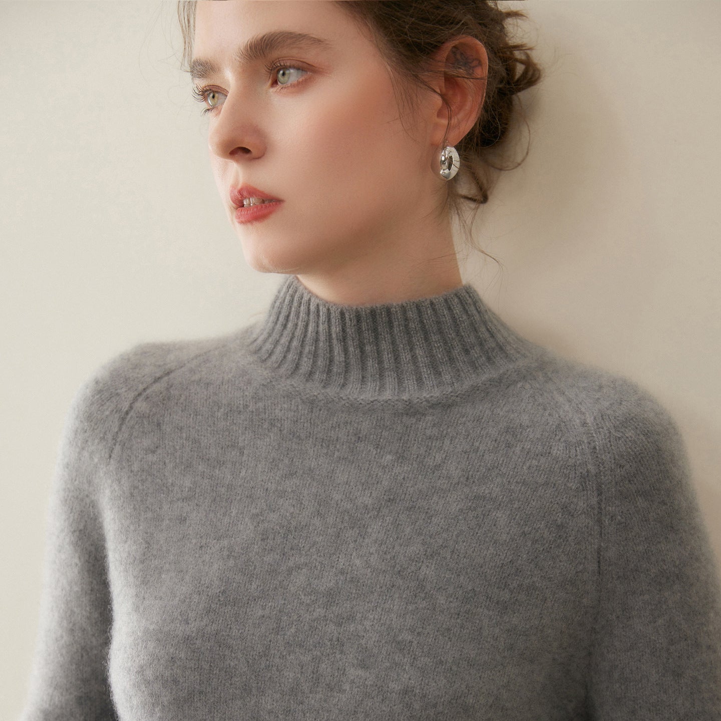 Cashmere Triple-Pile Heavyweight Half-Turtleneck – Ultimate Winter Cloud - Sainiya Eco Wear
