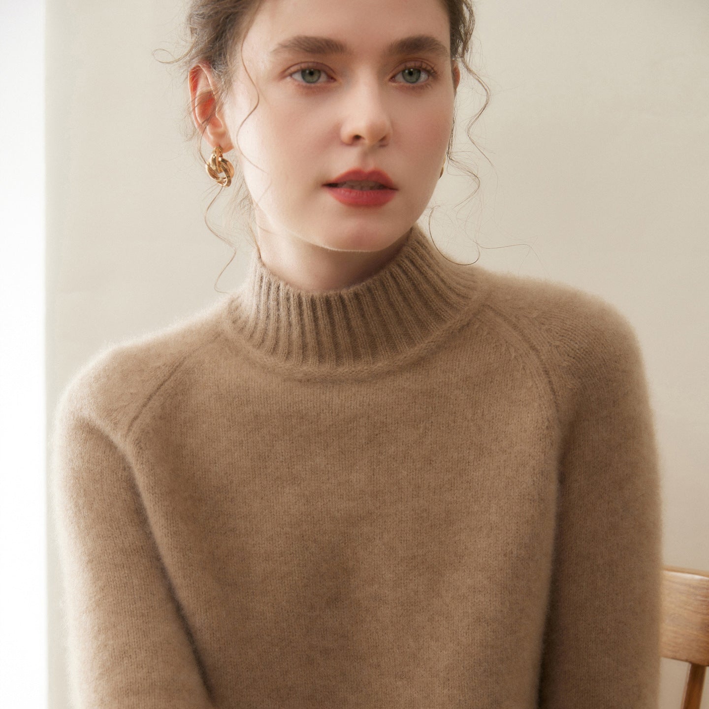 Cashmere Triple-Pile Heavyweight Half-Turtleneck – Ultimate Winter Cloud - Sainiya Eco Wear