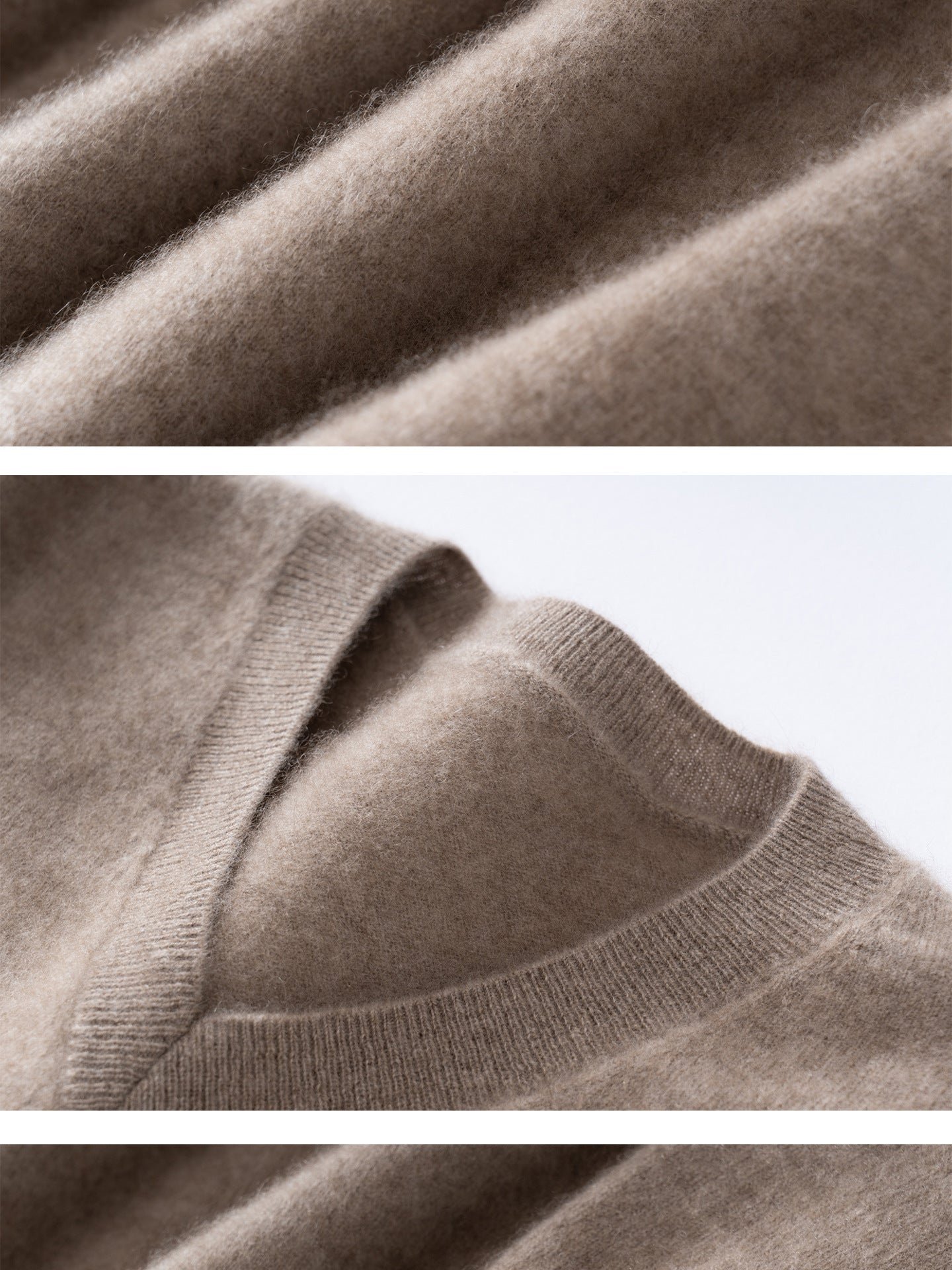 Cashmere V-Neck Women’s Knit Top – Soft, Warm, Slimming Fall/Winter Layer - Sainiya Eco Wear