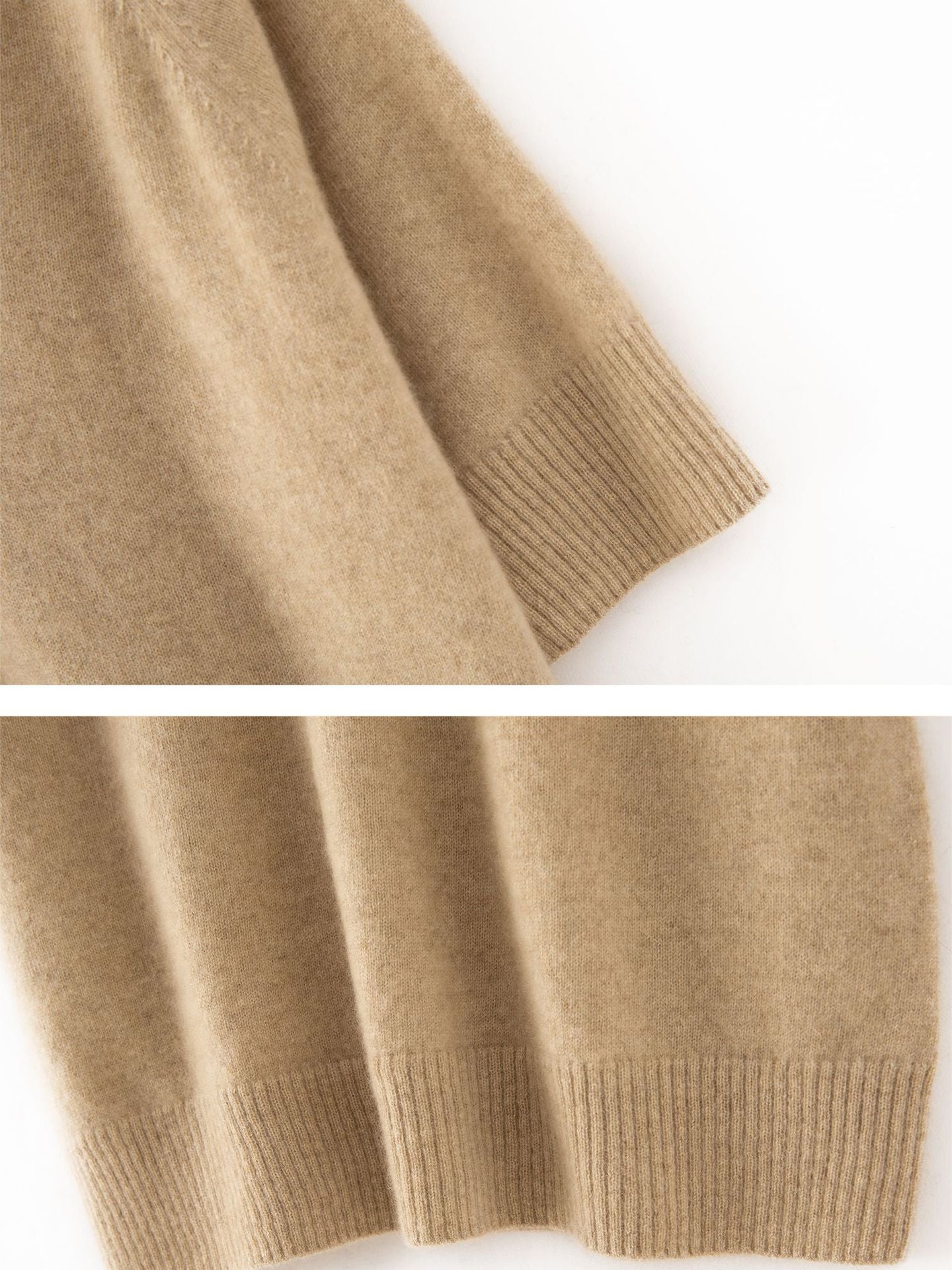 Cashmere V-Neck Women’s Sweater – 100% Pure Soft Knit Half-Sleeve Top - Sainiya Eco Wear