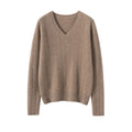 Cashmere V-Neck Women’s Sweater – 100% Pure Soft Knit - Sainiya Eco Wear