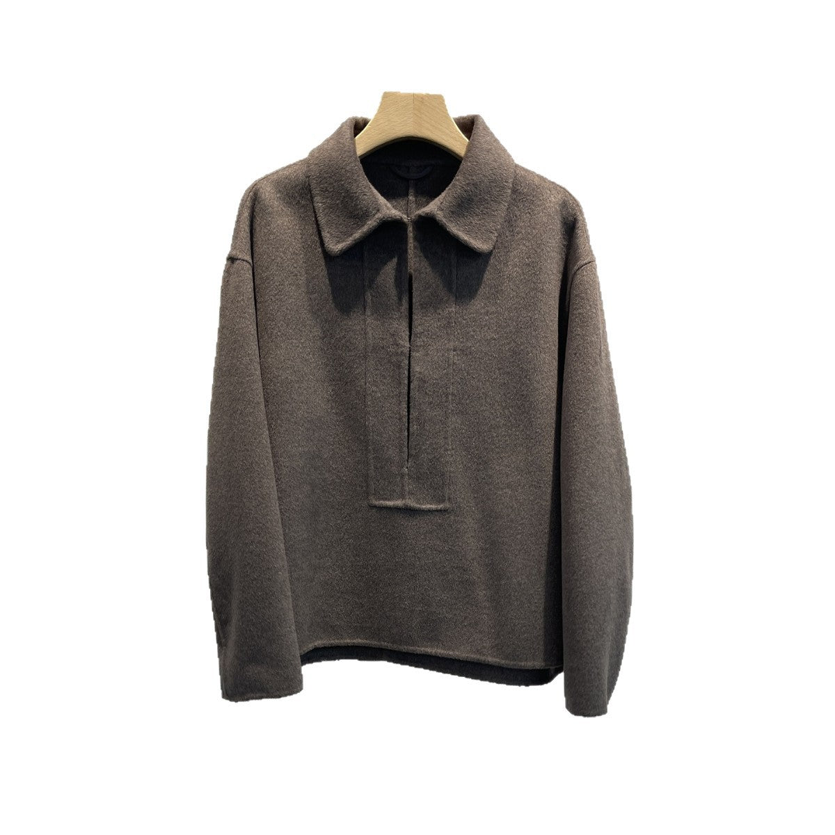 double sided cashmere short coat women