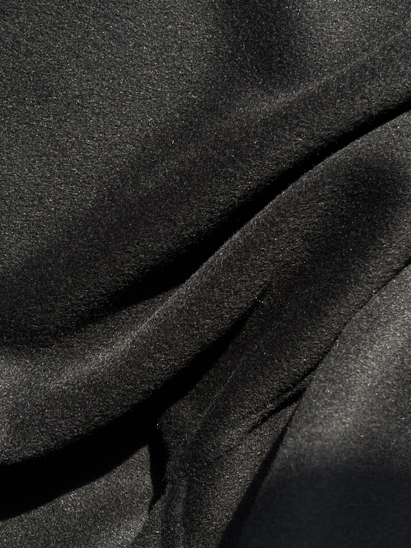 Double-Sided Cashmere Coat for Women Green Collar Wool Blend - Sainiya Eco Wear