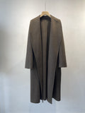 collar double-sided wool coat for women