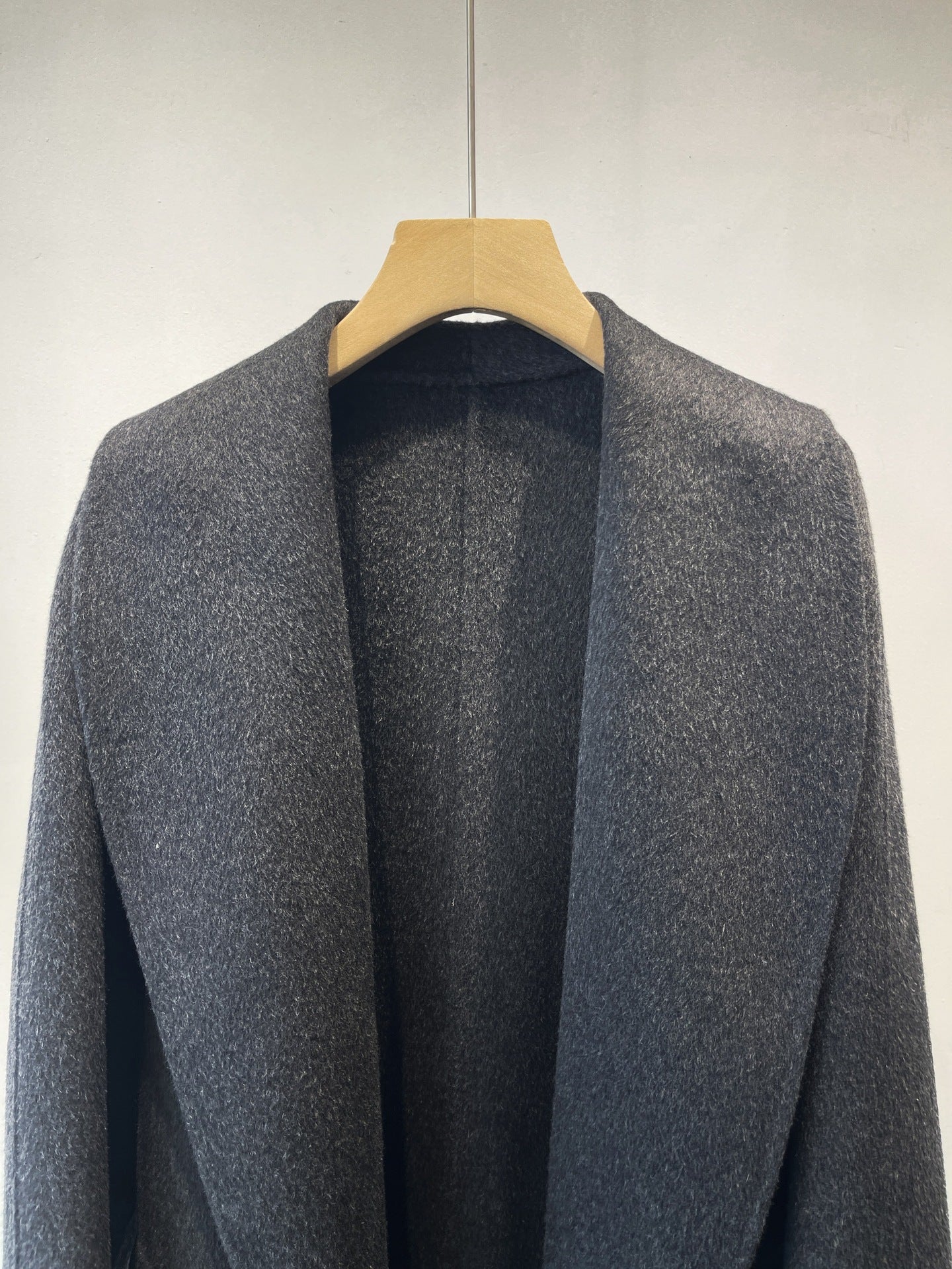 collar double-sided wool coat for women