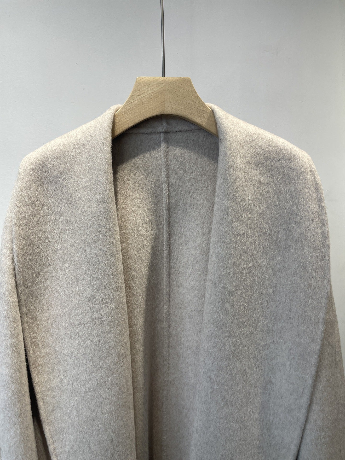 collar double-sided wool coat for women