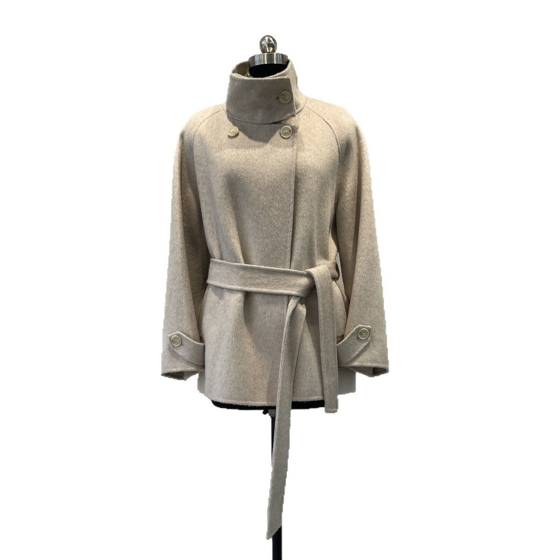 double-sided cashmere coat women