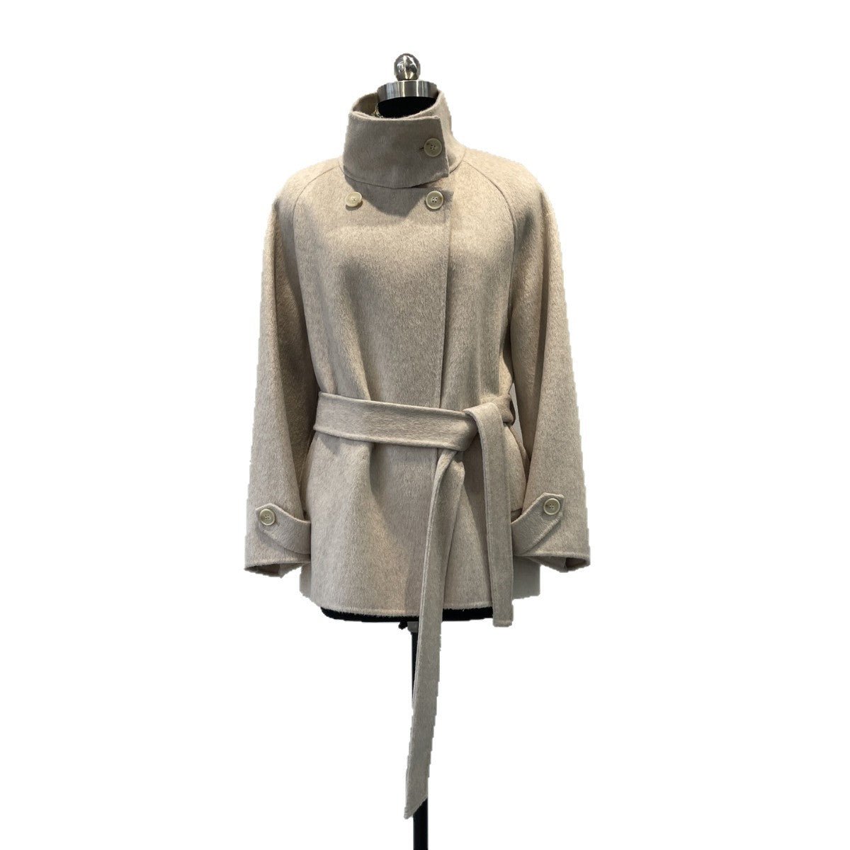 double-sided cashmere coat women