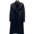 double-sided cashmere hooded wool coat set