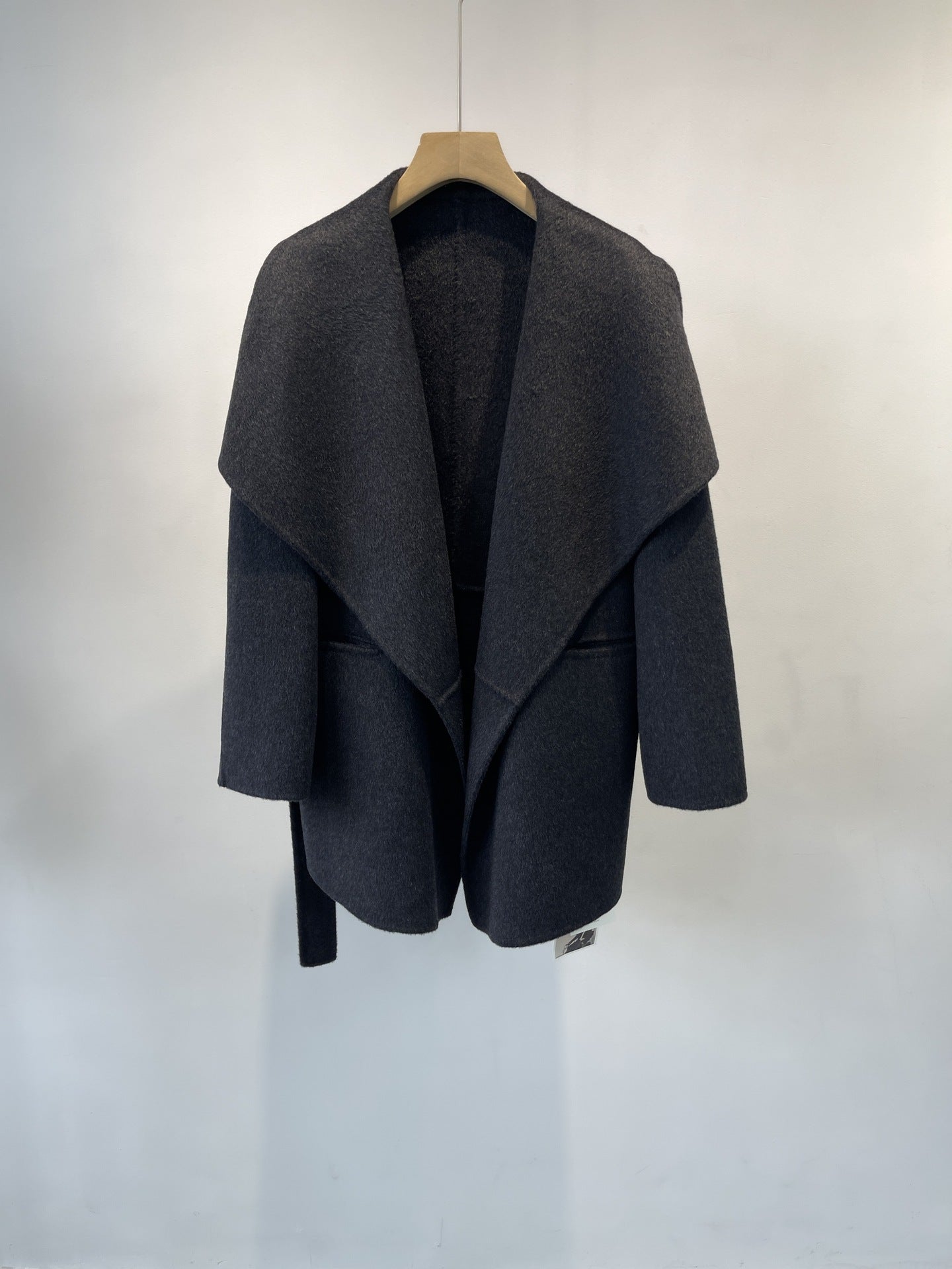 women double-sided cashmere mid-length coat