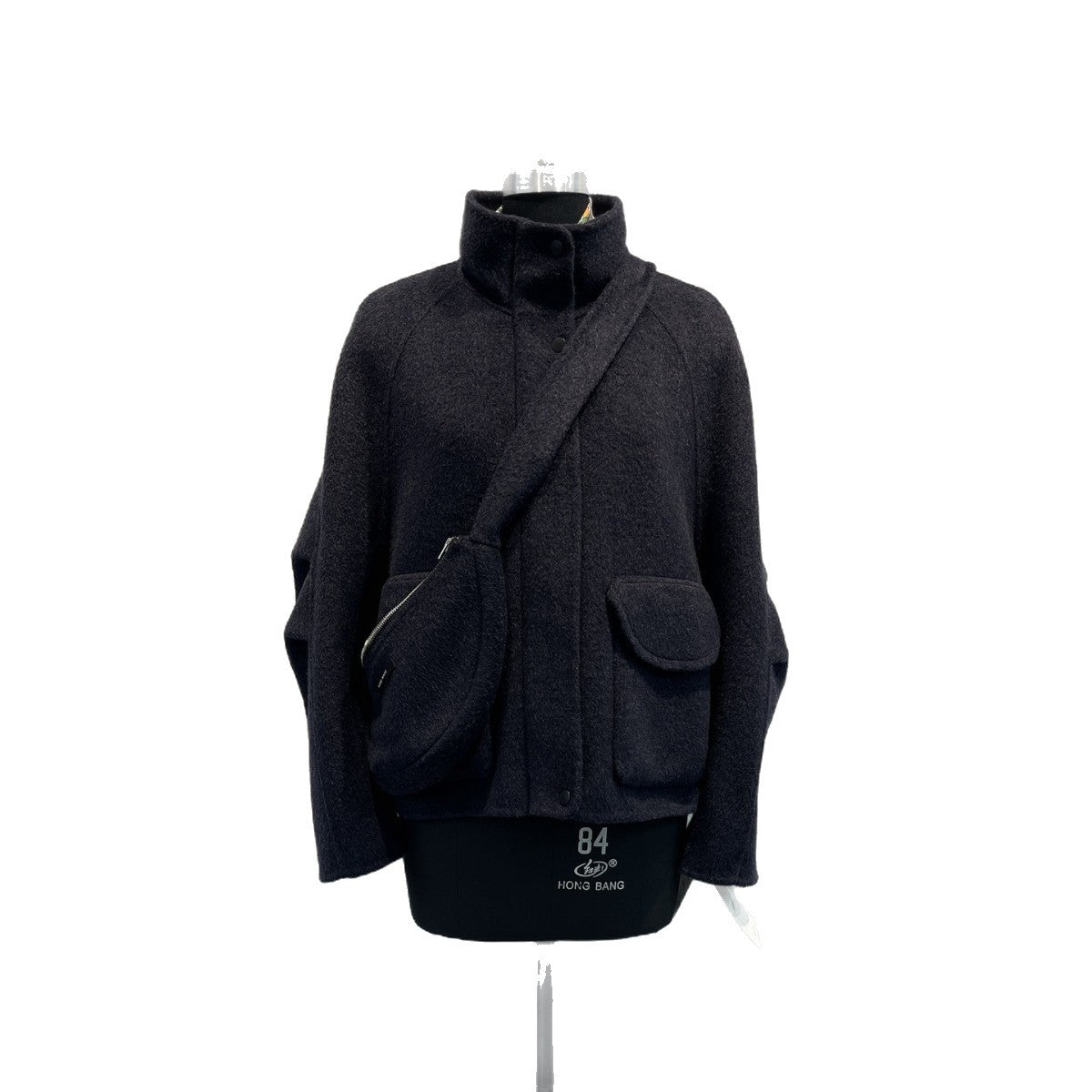 Double-Sided Cashmere Short Coat for Women | Silk Blend Winter Style - Sainiya Eco Wear