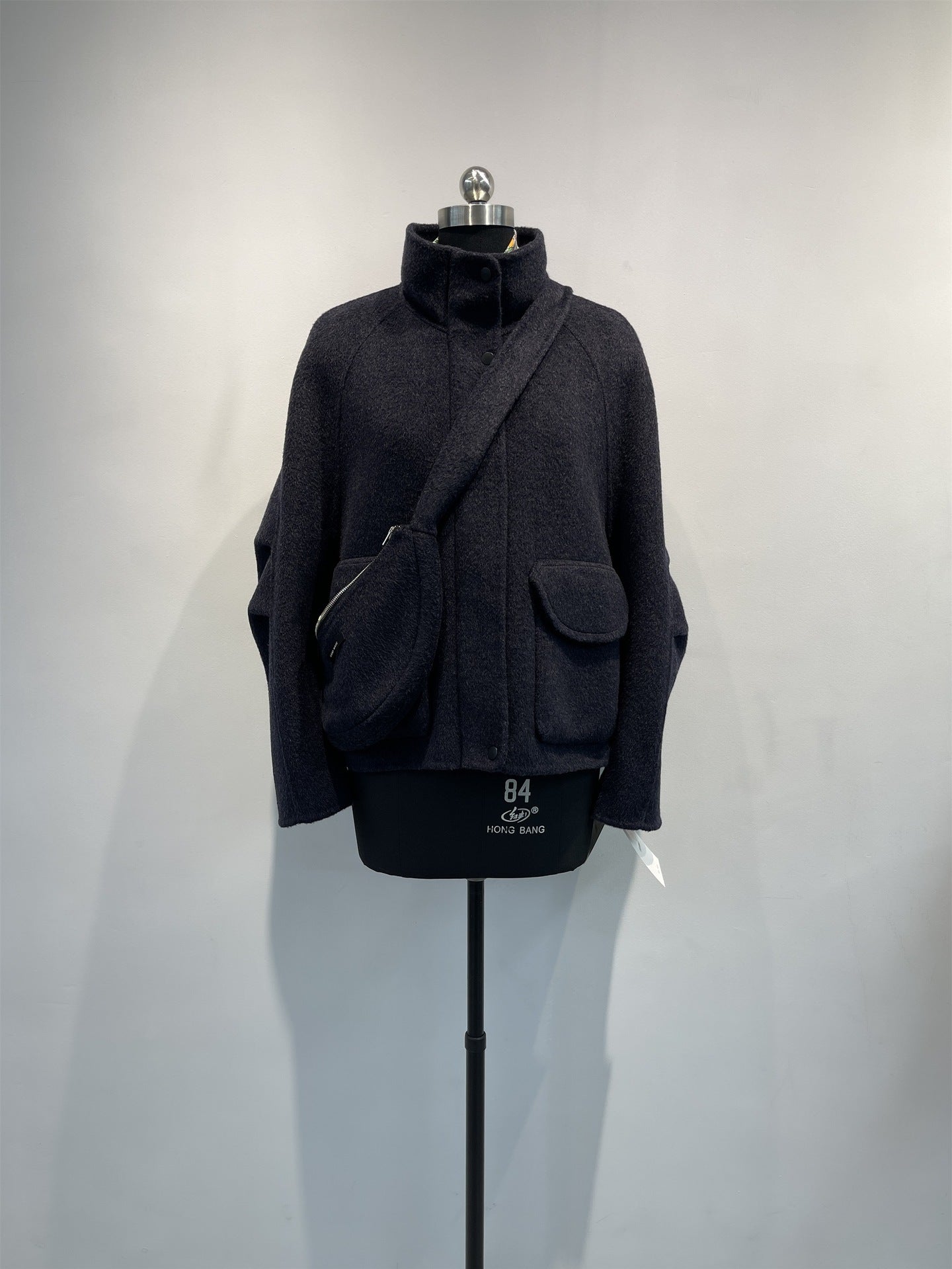 Double-Sided Cashmere Short Coat for Women | Silk Blend Winter Style - Sainiya Eco Wear