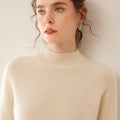 Half-Turtleneck – Ultra-Soft 100% Pure Cashmere Sweater - Sainiya Eco Wear