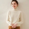 Half-Turtleneck – Ultra-Soft 100% Pure Cashmere Sweater - Sainiya Eco Wear