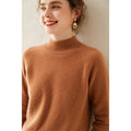 Half-Turtleneck – Ultra-Soft 100% Pure Cashmere Sweater - Sainiya Eco Wear