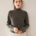 Half-Turtleneck – Ultra-Soft 100% Pure Cashmere Sweater - Sainiya Eco Wear