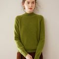 Half-Turtleneck – Ultra-Soft 100% Pure Cashmere Sweater - Sainiya Eco Wear